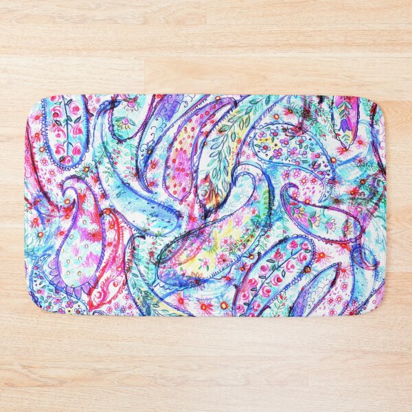 Item preview, Paisley ornament in purple designed and sold by bokasin.
