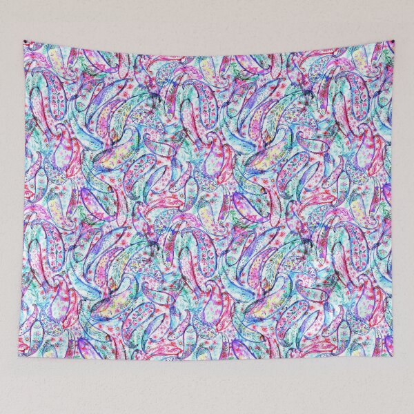 Item preview, Paisley ornament in purple designed and sold by bokasin.