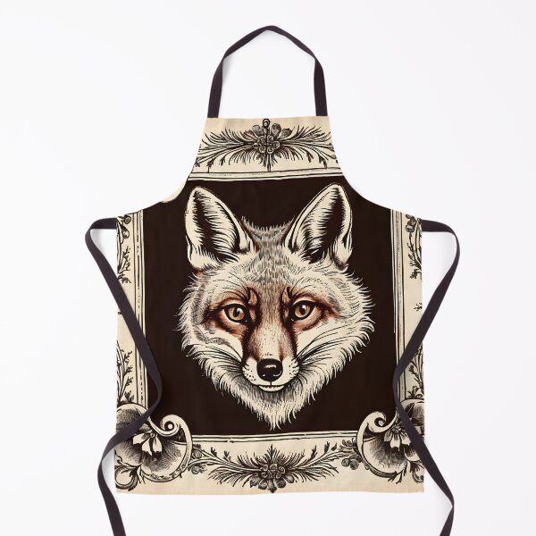 Item preview, Fox in antique copperplate engraving style designed and sold by Keldorhunt.
