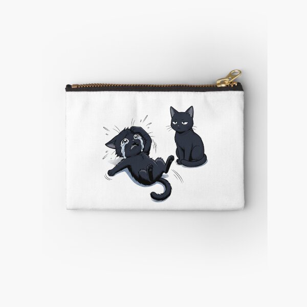 Item preview, Crying Black Cat Meme Dramatic Kitten Unimpressed Cat designed and sold by mood-draftsman.