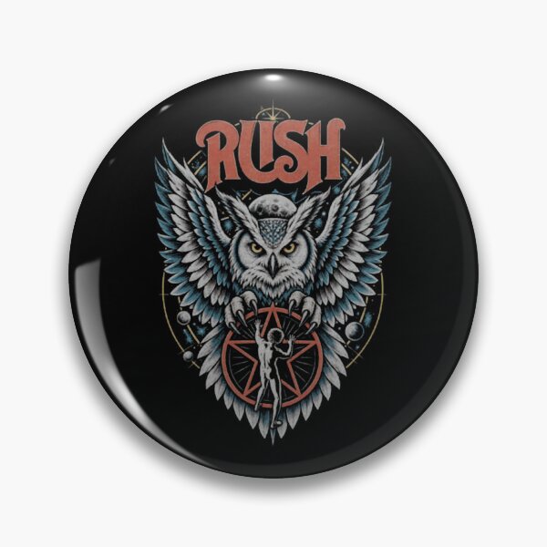 Item preview, Rush Owl Vintage Progressive Rock designed and sold by StainedMoons.
