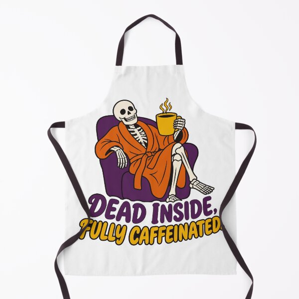 Item preview, Dead Inside Fully Caffeinated Skeleton Coffee designed and sold by Uglyandcute.
