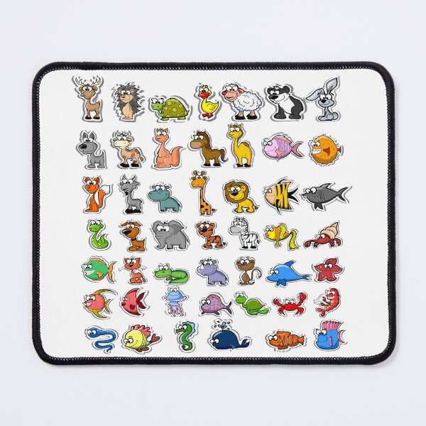 Item preview, Colorful Cartoon Animal and Sea Creature Sticker Collection designed and sold by Johnnies.