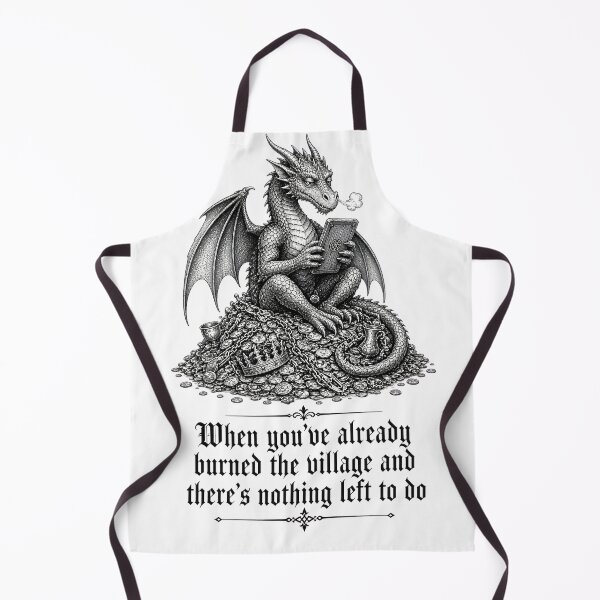 Item preview, Bored Dragon After Burning Village designed and sold by lArtsCorner.