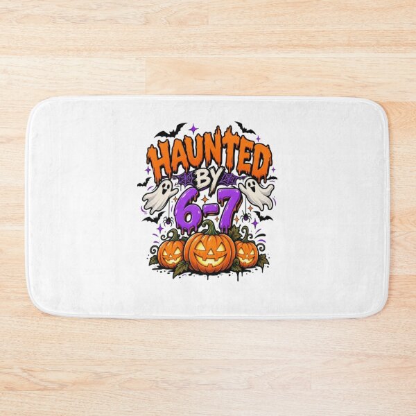 Item preview, ?Haunted by 6–7 – Funny Halloween Ghosts & Pumpkins designed and sold by TATOXIDE.