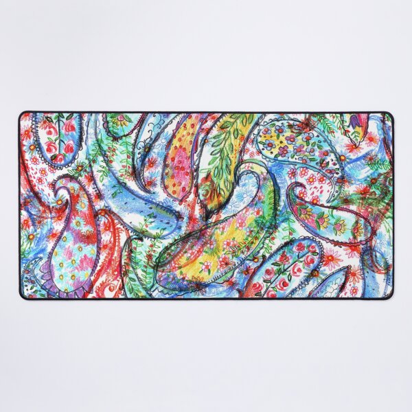 Item preview, Colorful paisley ornament designed and sold by bokasin.