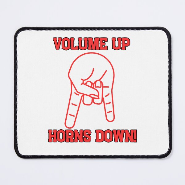 Item preview, Volume up, horns down! designed and sold by Ratcliff Jonestown Designs.