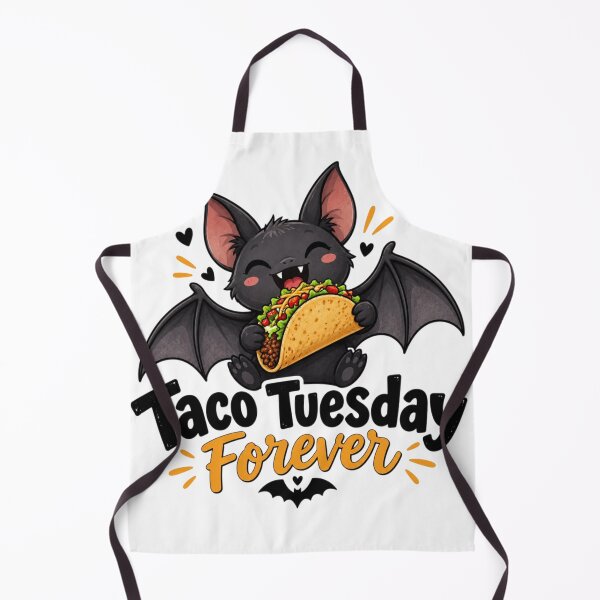 Item preview, Cute Bat Taco Tuesday Forever – Funny Halloween Taco Lover Design designed and sold by Sanika arts .
