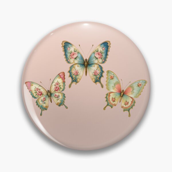 Item preview, Isabelina Butterflies Vintage Cottagecore designed and sold by AOCollections.
