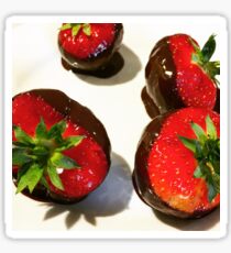 Chocolate dipped strawberries Sticker
