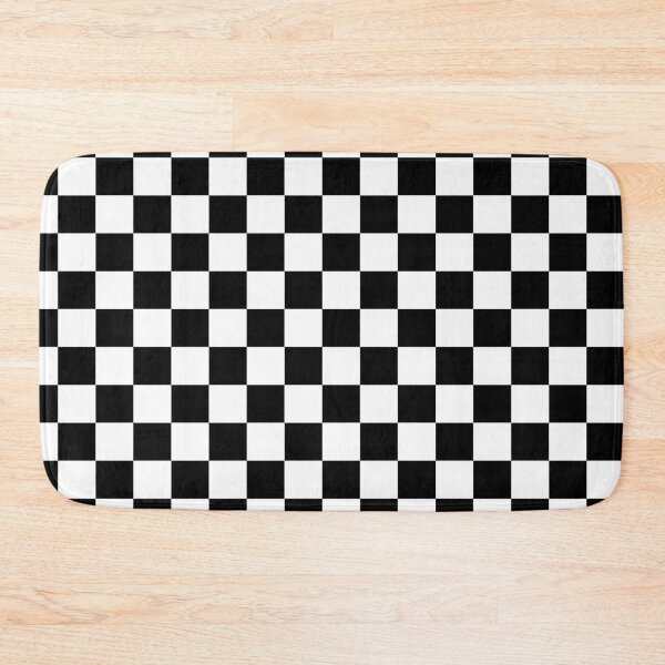 Item preview, White and Black Checkers Print All Over designed and sold by Feeling Artsy.