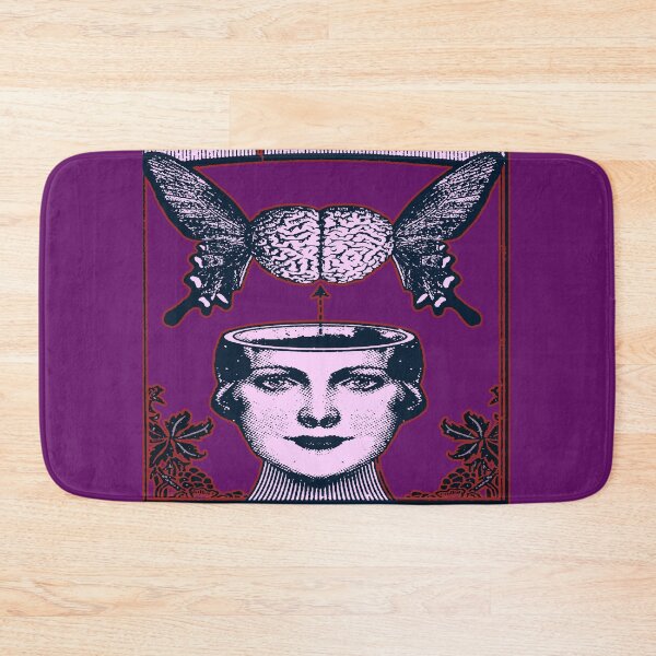 Item preview, ADHD Brain With Moth Wings Leaving Skull designed and sold by weirdove.