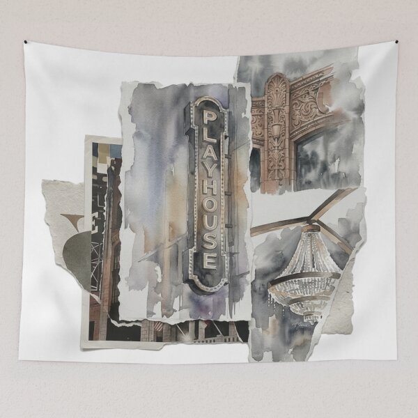 Item preview, Playhouse Square Cleveland Ohio designed and sold by Travis-James.