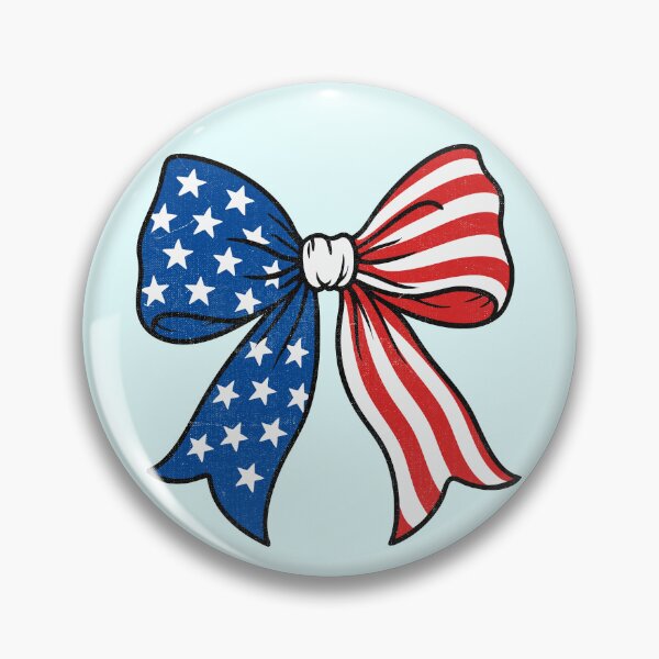 Item preview, Coquette Bow American Flag designed and sold by Artful Paws.