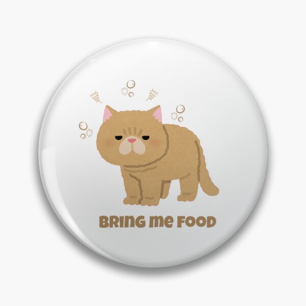 Item preview, Funny Grumpy Cat Demanding Food - Sarcastic Orange Kitty Quote designed and sold by Rehnair.