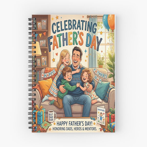 Item preview, Couch Hugs: A Father's Day Illustration designed and sold by Solomon-Ent-144.