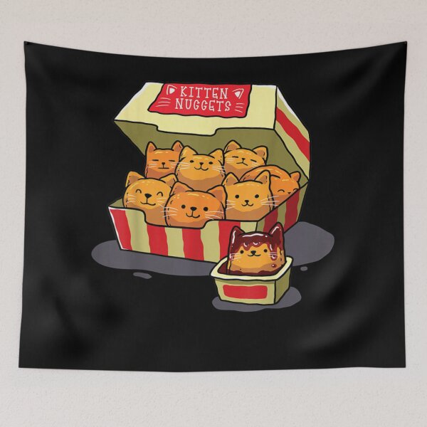 Item preview, Kitten Nuggets Fast Food Cat by Tobe Fonseca  designed and sold by nousassurons.