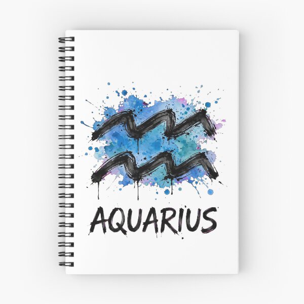Item preview, Aquarius Zodiac Sign Watercolor Grunge Blue Purple Art designed and sold by Vibe-Vary.
