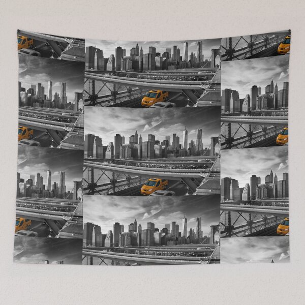 Item preview, Brooklyn Bridge - New York City Yellow Taxi, Yellow Cab designed and sold by DGMaxShop.