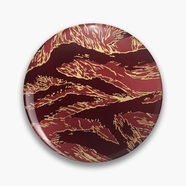 Item preview, Imperial Tigerstripe — Gold and Oxblood Camo designed and sold by Bodique.