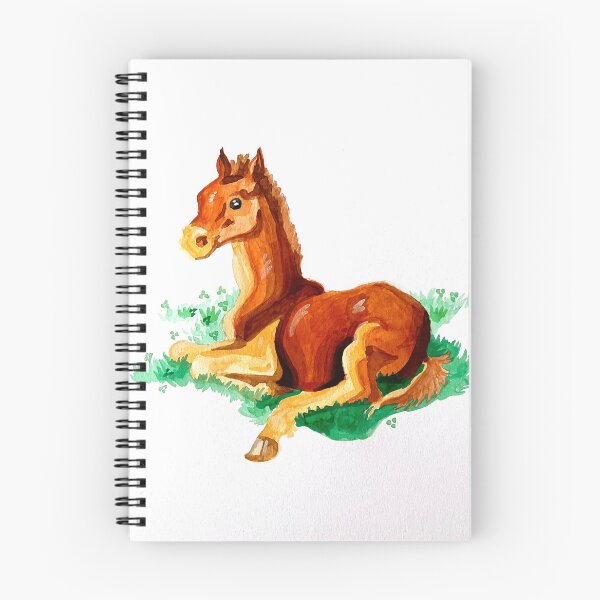 Item preview, A Foal in Field of Clovers designed and sold by ethanvsanders.