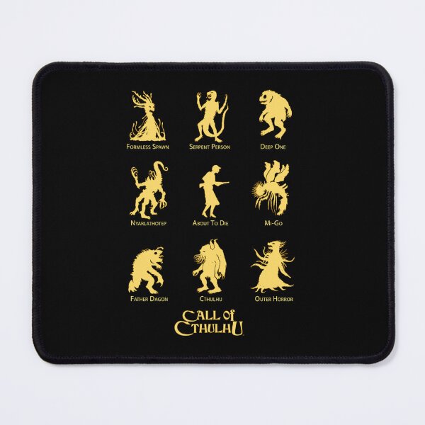 Item preview, Call Of Cthulhu - Know Your Monsters designed and sold by TheresaKessler.