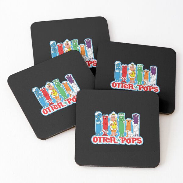 Item preview, Vintage Retro Cute Summer Otter Ice Pop Characters Graphic designed and sold by Demodomodo.