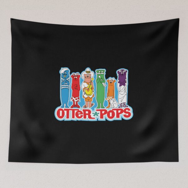 Item preview, Vintage Retro Cute Summer Otter Ice Pop Characters Graphic designed and sold by Demodomodo.