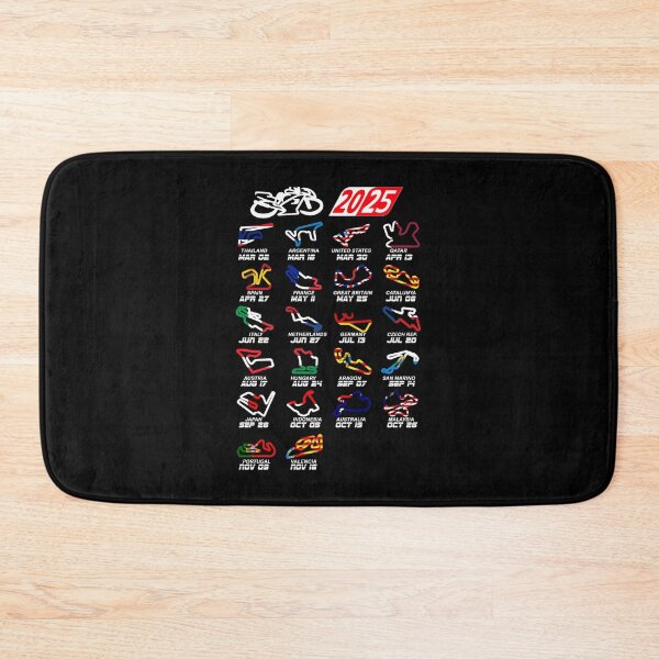 Item preview, Calendar Season 2025 Motogp Circuits Colors designed and sold by TheresaKessler.