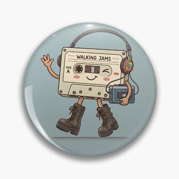 Item preview, 80s Nostalgia – Retro Cassette Walkman designed and sold by AOCollections.