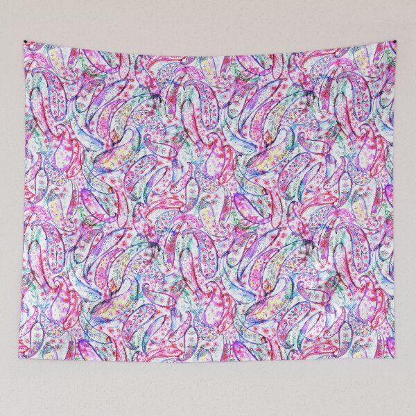 Item preview, Colorful paisley ornament designed and sold by bokasin.