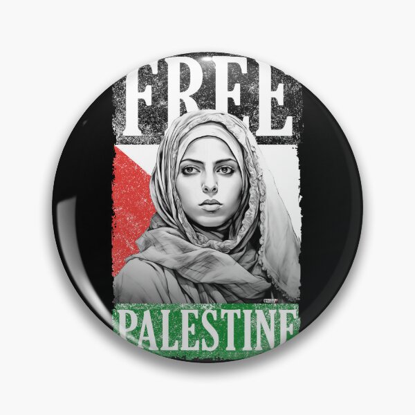 Item preview, Free Palestinian Woman Portrait – Palestinian Freedom Art designed and sold by Freedom Maker.