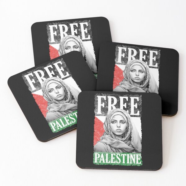 Item preview, Free Palestinian Woman Portrait – Palestinian Freedom Art designed and sold by Freedom Maker.