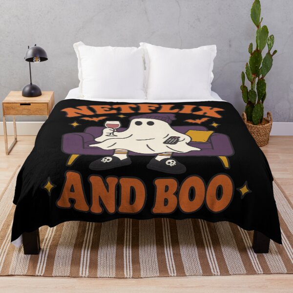 Item preview, Netflix and Boo Ghost: Cozy Couch, Wine and TV Remote designed and sold by Uglyandcute.