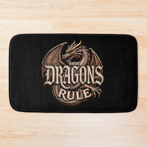 Item preview, Where Dragons Rule Design, Dragon Artwork, Fantasy Dragon Graphic, Mythical Creature Gift, Dragon Lover Gift, Legendary Dragon Art, Fantasy Art, Medieval Dragon, Dragon Mythology designed and sold by Typologystudios.