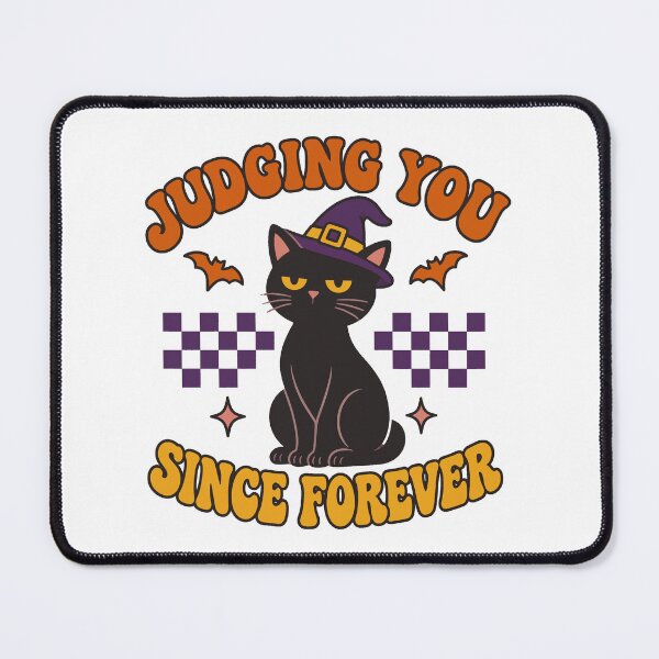 Item preview, Black Cat Judging You Since Forever Witch Hat Design designed and sold by Uglyandcute.