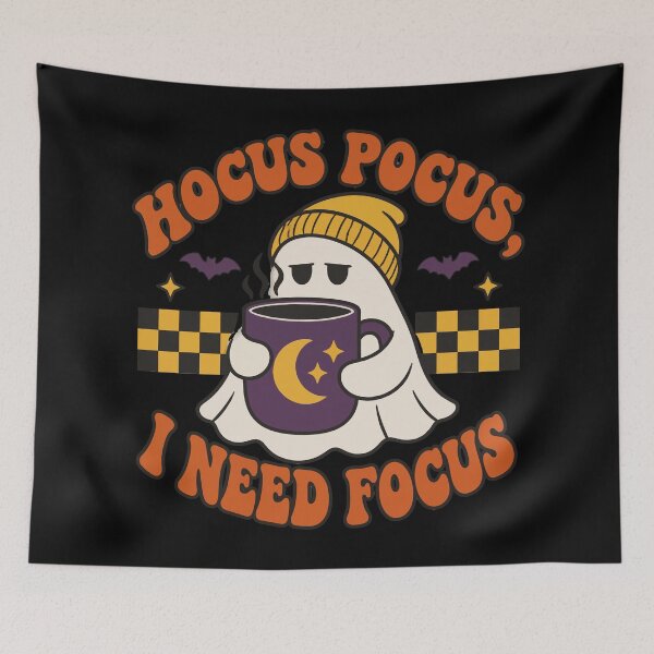 Item preview, Hocus Pocus, I Need Focus — Ghost Coffee Humor designed and sold by Uglyandcute.