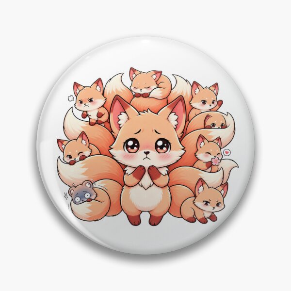Item preview, Cute Kawaii Fox Family – Adorable Orange Foxes Woodland Animal Lover Gift designed and sold by MrDev.