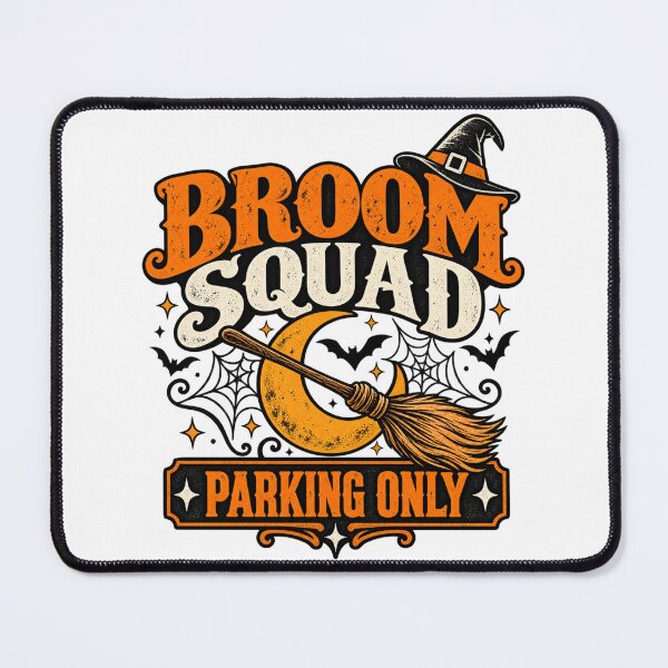 Item preview, Broom Squad Parking Only Funny Witch Halloween designed and sold by Livanty.