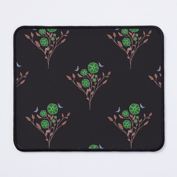 Item preview, Modern Floral on Black Pattern designed and sold by Anne Kerrigan Design.