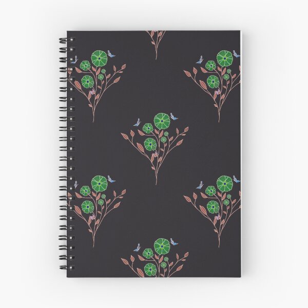 Item preview, Modern Floral on Black Pattern designed and sold by Anne Kerrigan Design.