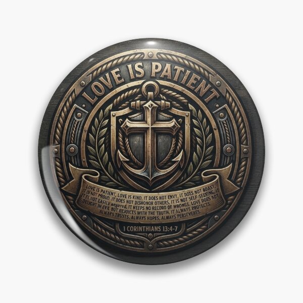 Item preview, Love is patient  designed and sold by The Bumblebee Boutique.