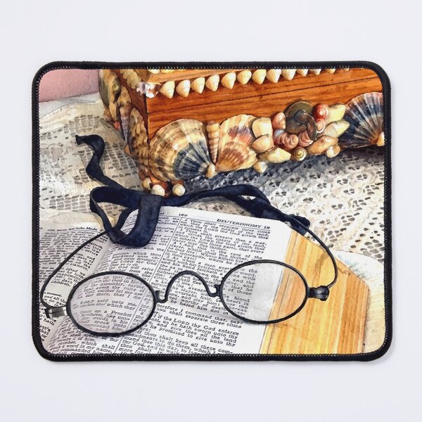 Item preview, Antique Glasses on Open Bible designed and sold by Susan Savad.