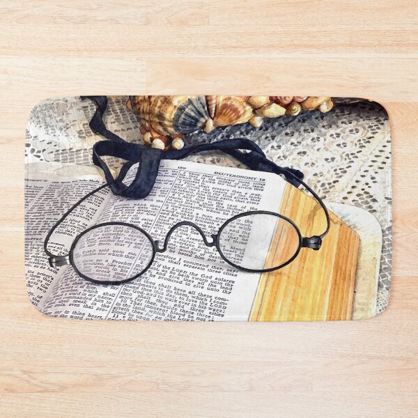 Item preview, Antique Glasses on Open Bible designed and sold by Susan Savad.