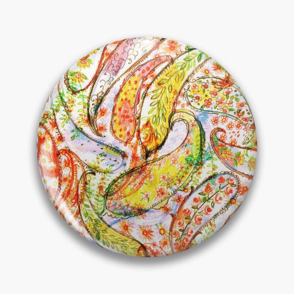 Item preview, Colorful paisley ornament designed and sold by bokasin.