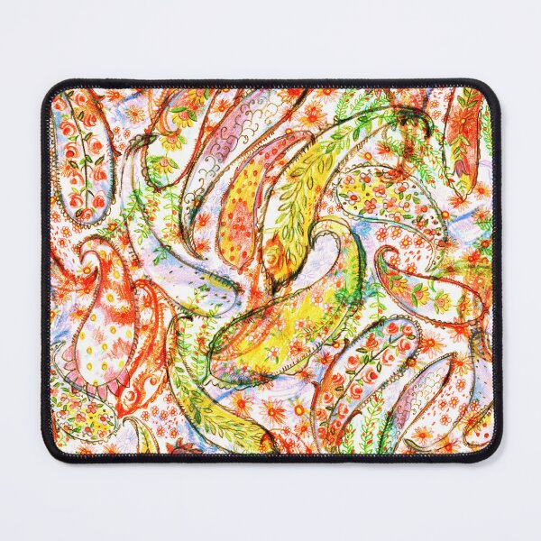 Item preview, Colorful paisley ornament designed and sold by bokasin.