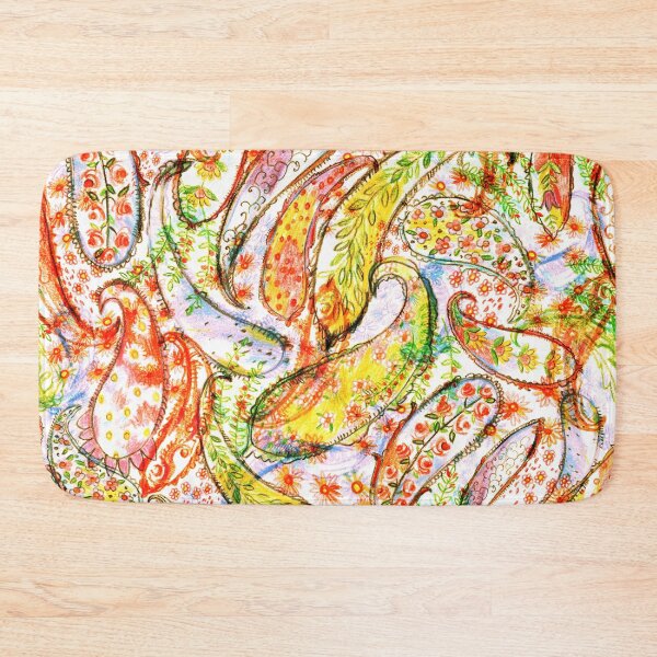 Item preview, Colorful paisley ornament designed and sold by bokasin.