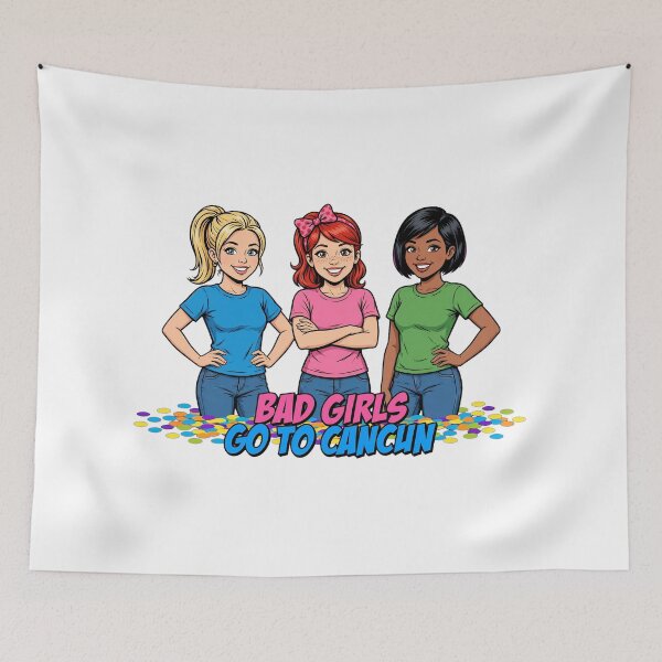 Item preview, Bad Girls Go To Cancun Girls Trip Spring Break Vacation designed and sold by Moad Fahim.