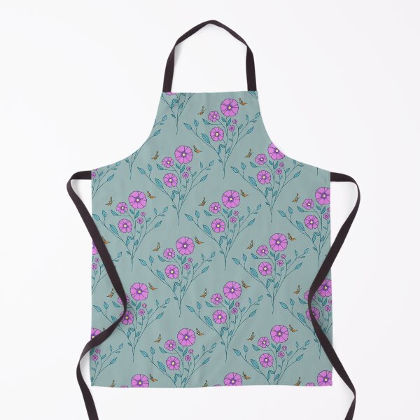 Item preview, Pretty Pink and Teal Flower Pattern designed and sold by Anne Kerrigan Design.