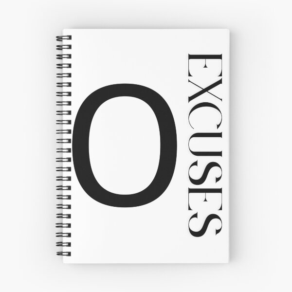 Item preview, 0 excuses designed and sold by Limited Boomerang.